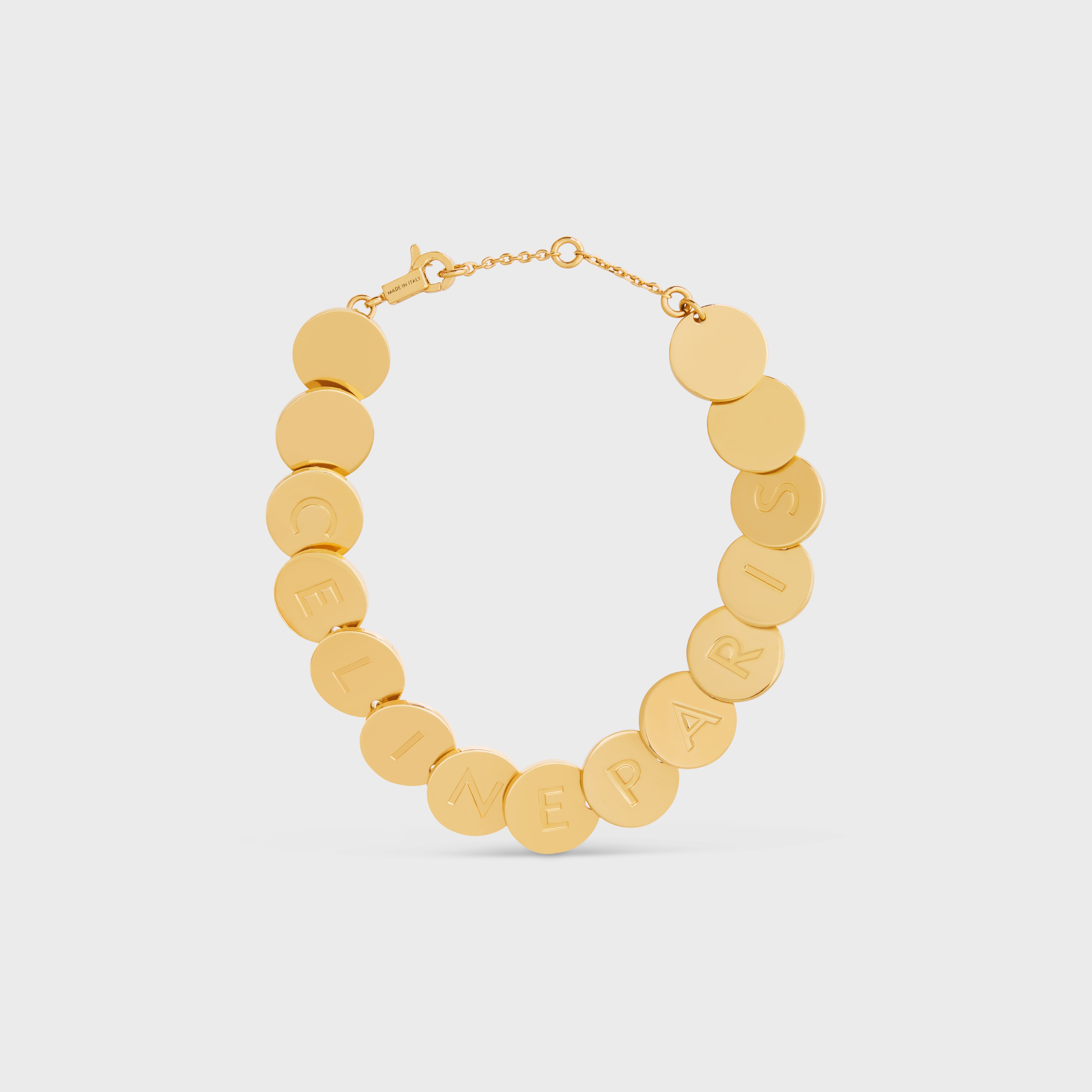 Celine Pastilles Bracelet in Brass with Gold Finish - 1