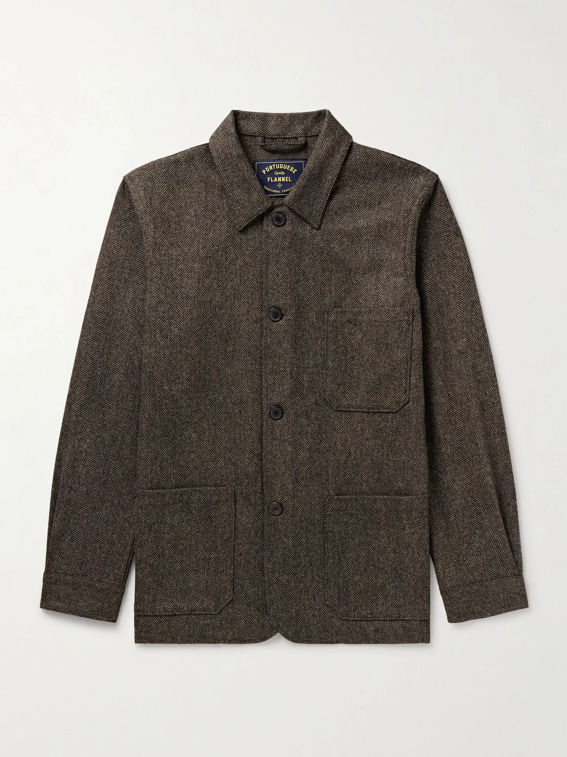 Labura Herringbone Virgin Wool Jacket - 1