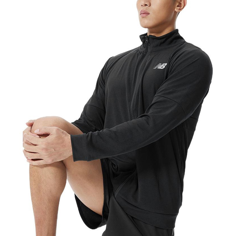 New Balance Tech Training Knit Track Jacket 'Black' MJ21032-BK - 3