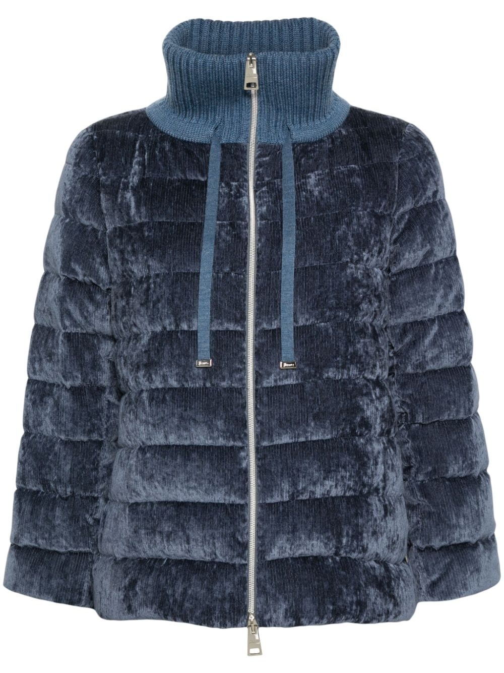 corduroy puffer jacket - 1