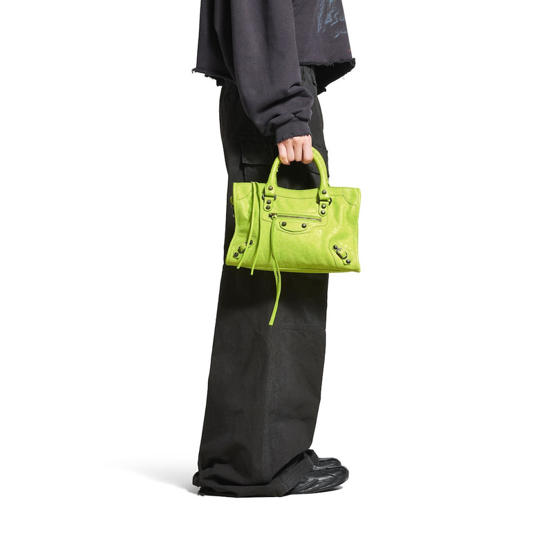 BALENCIAGA Women's Le City Small Bag in Green outlook