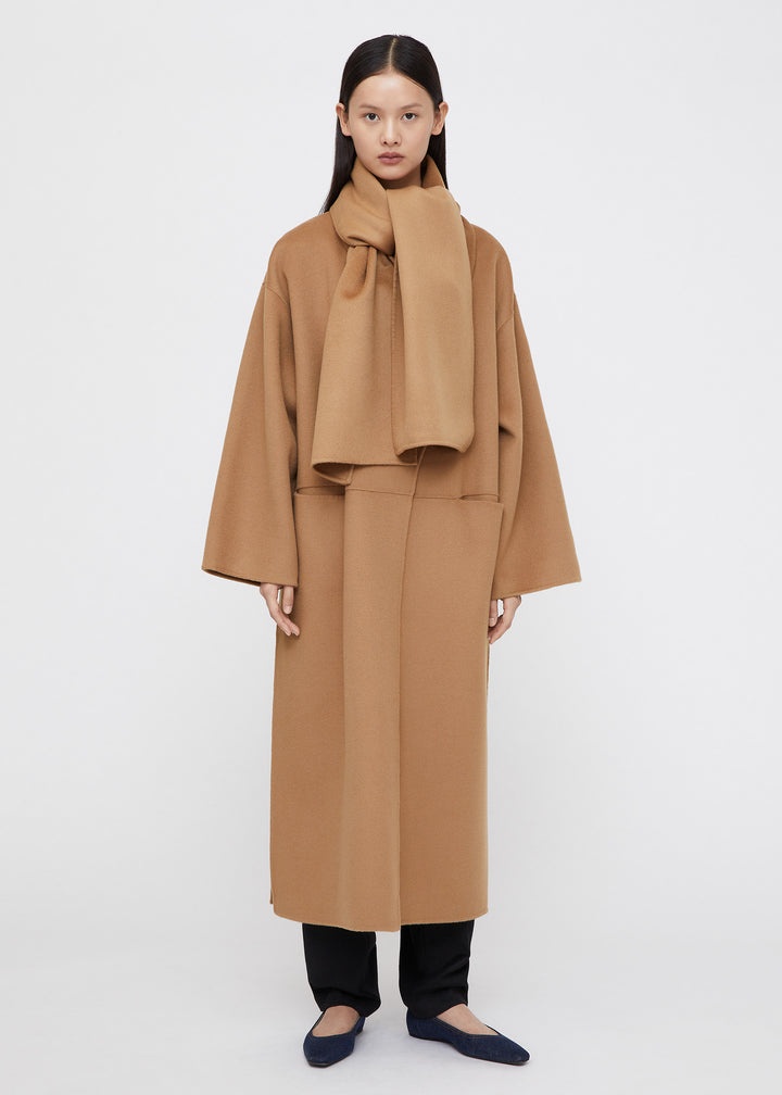 Long doublé scarf camel - 3