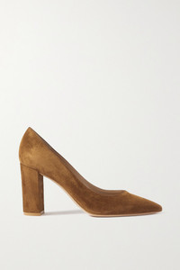 Gianvito Rossi Piper 85 suede pumps | REVERSIBLE