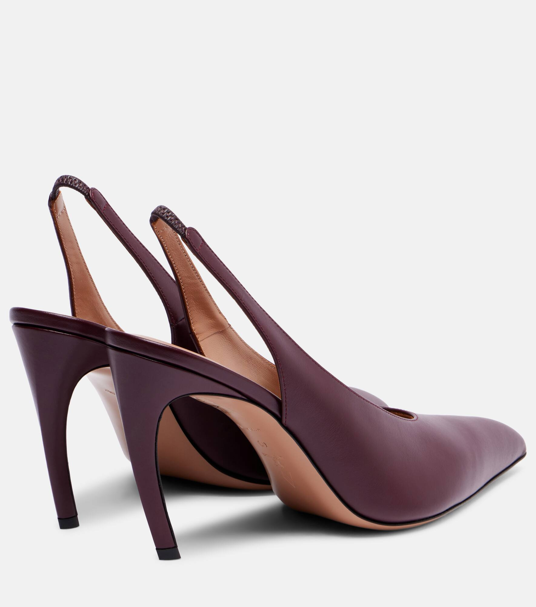 Viper 90 leather slingback pumps - 2