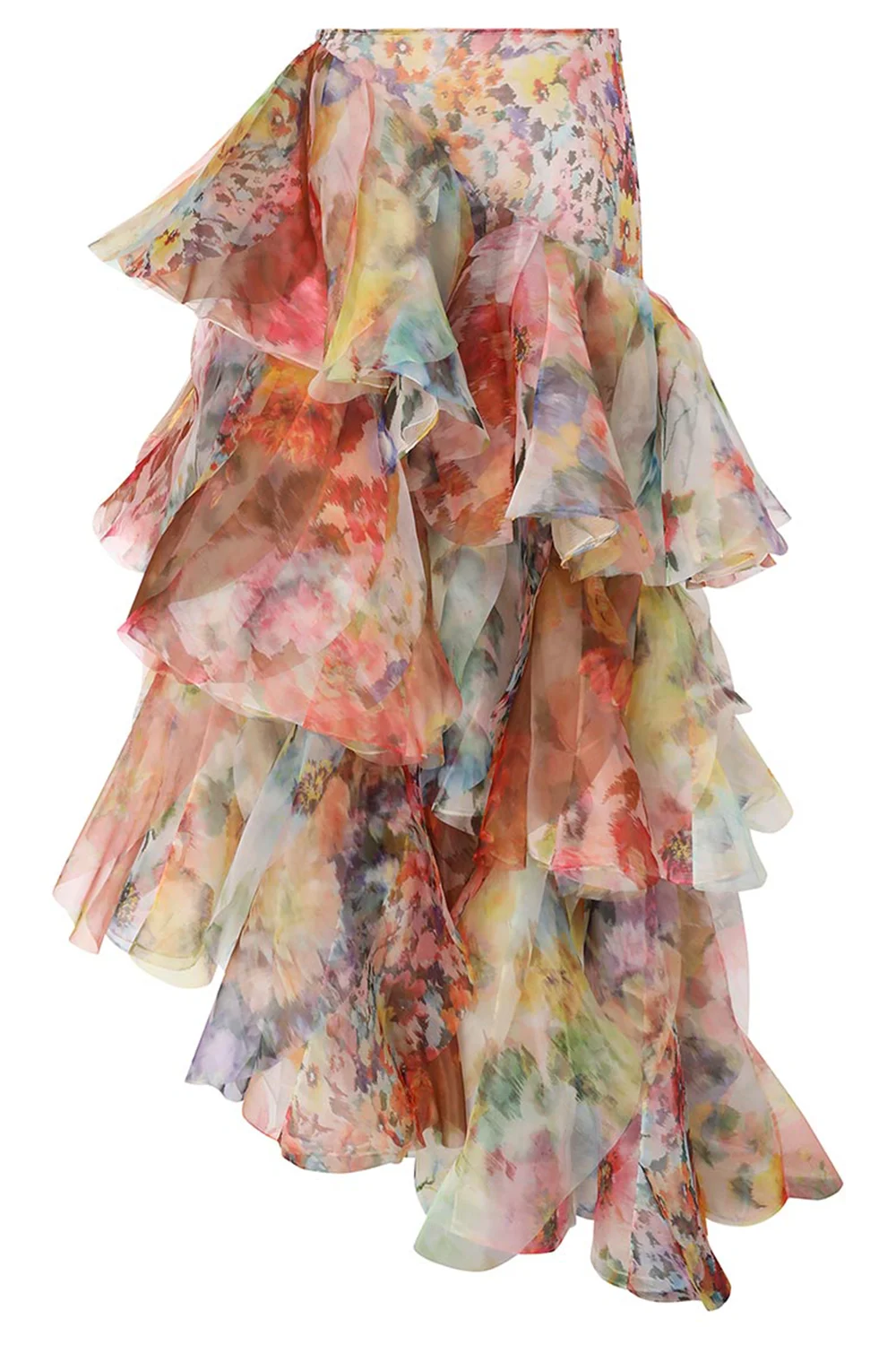 Luna Fan Maxi Skirt - 1