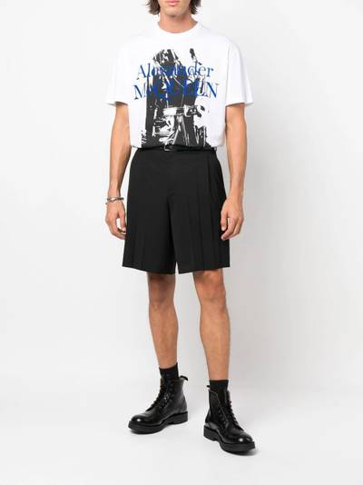 Alexander McQueen graphic-print cotton T-shirt outlook