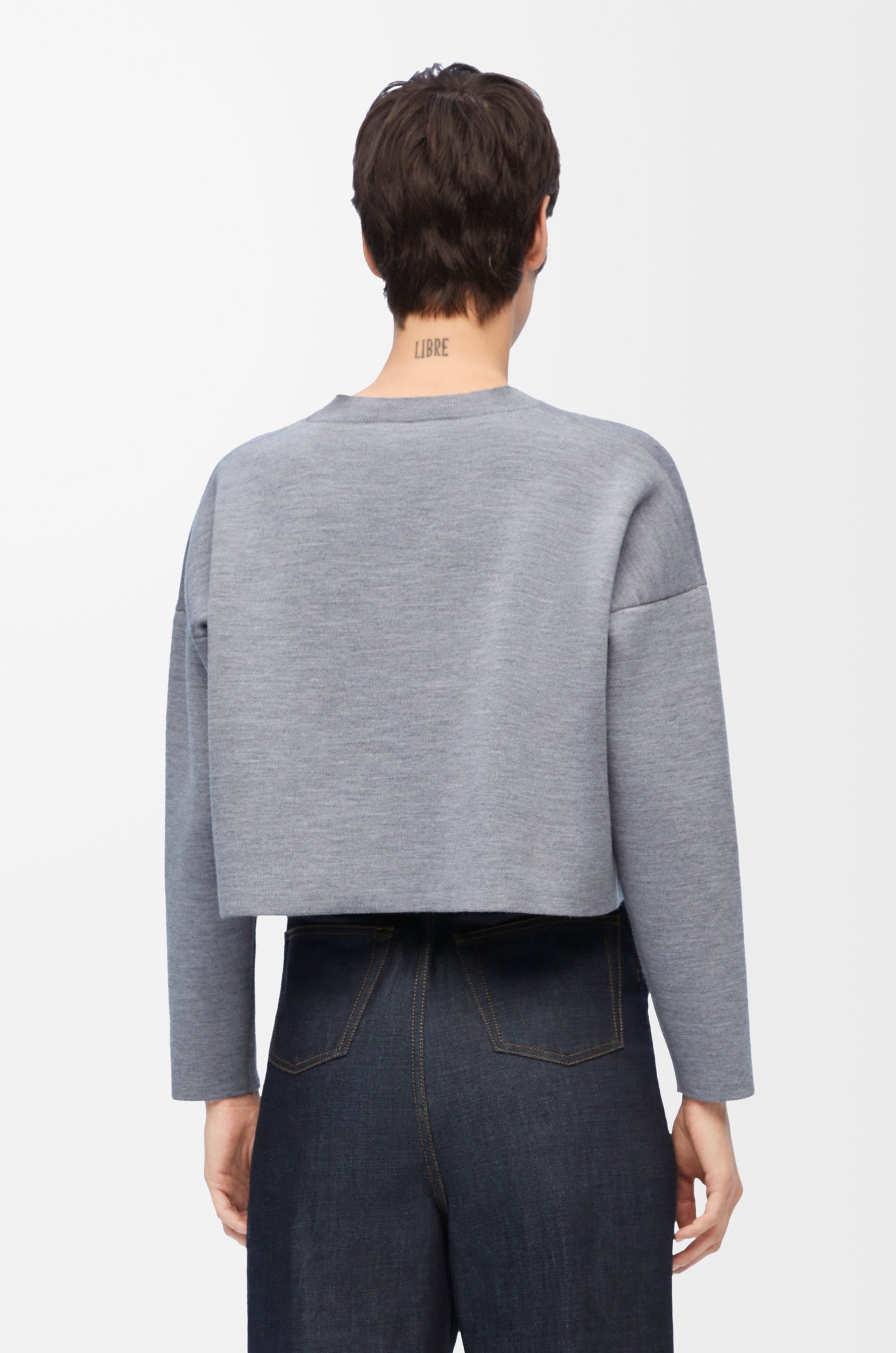 Short Anagram sweater in wool - 4
