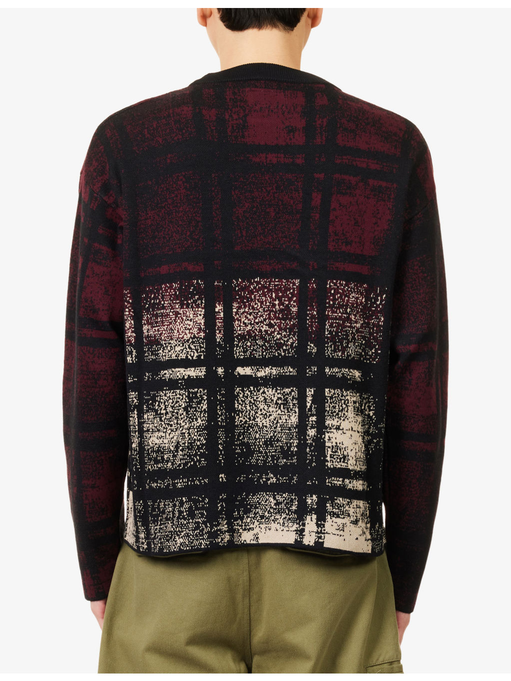 Graphic-Logo Crewneck Knitted Jumper - 4