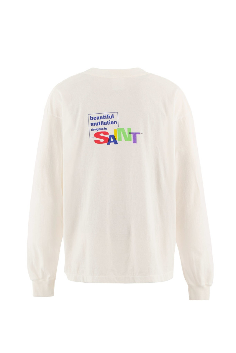 SAINT M×××××× LS TEE/BEAUTIFUL SAINT / WHT outlook