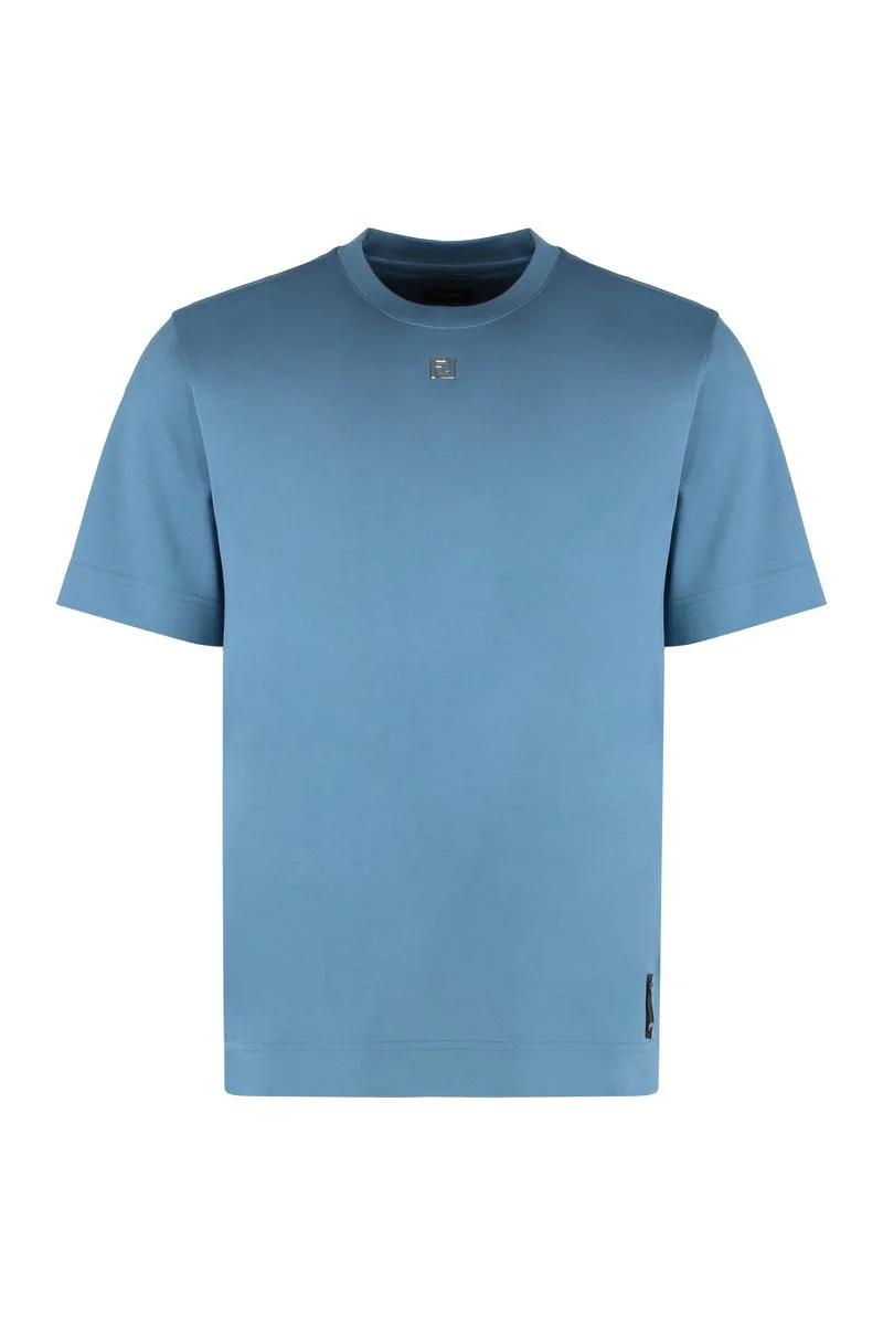 Fendi Cotton Crew-Neck T-Shirt - 1