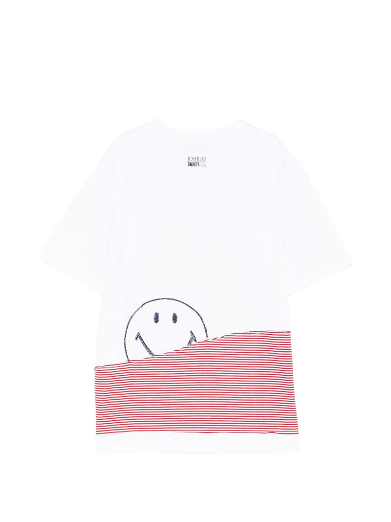 Joshua Sanders striped graphic T-shirt outlook