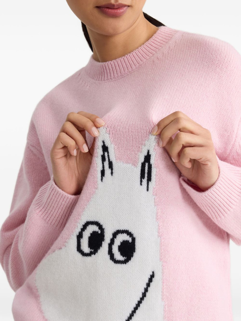 x Moomin crew-neck sweater 5