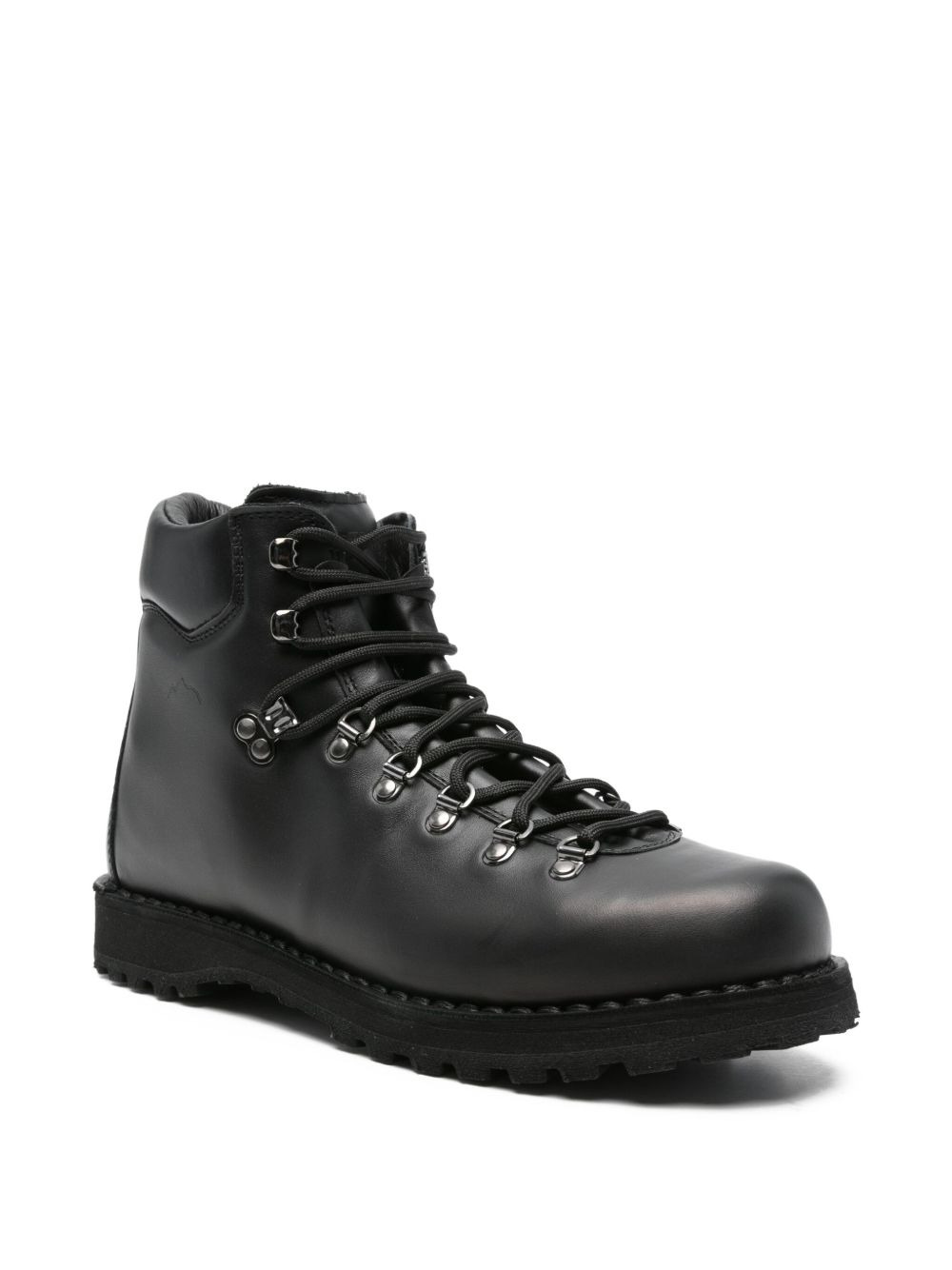 lace-up leather boots - 2