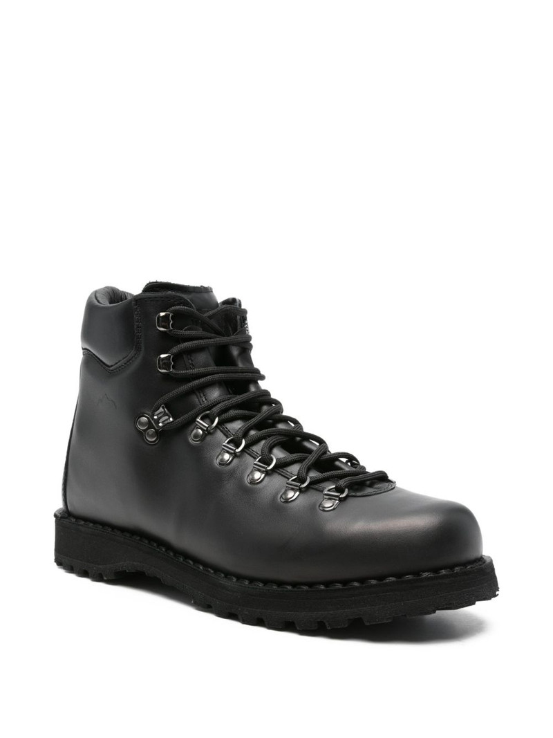 Diemme lace-up leather boots outlook
