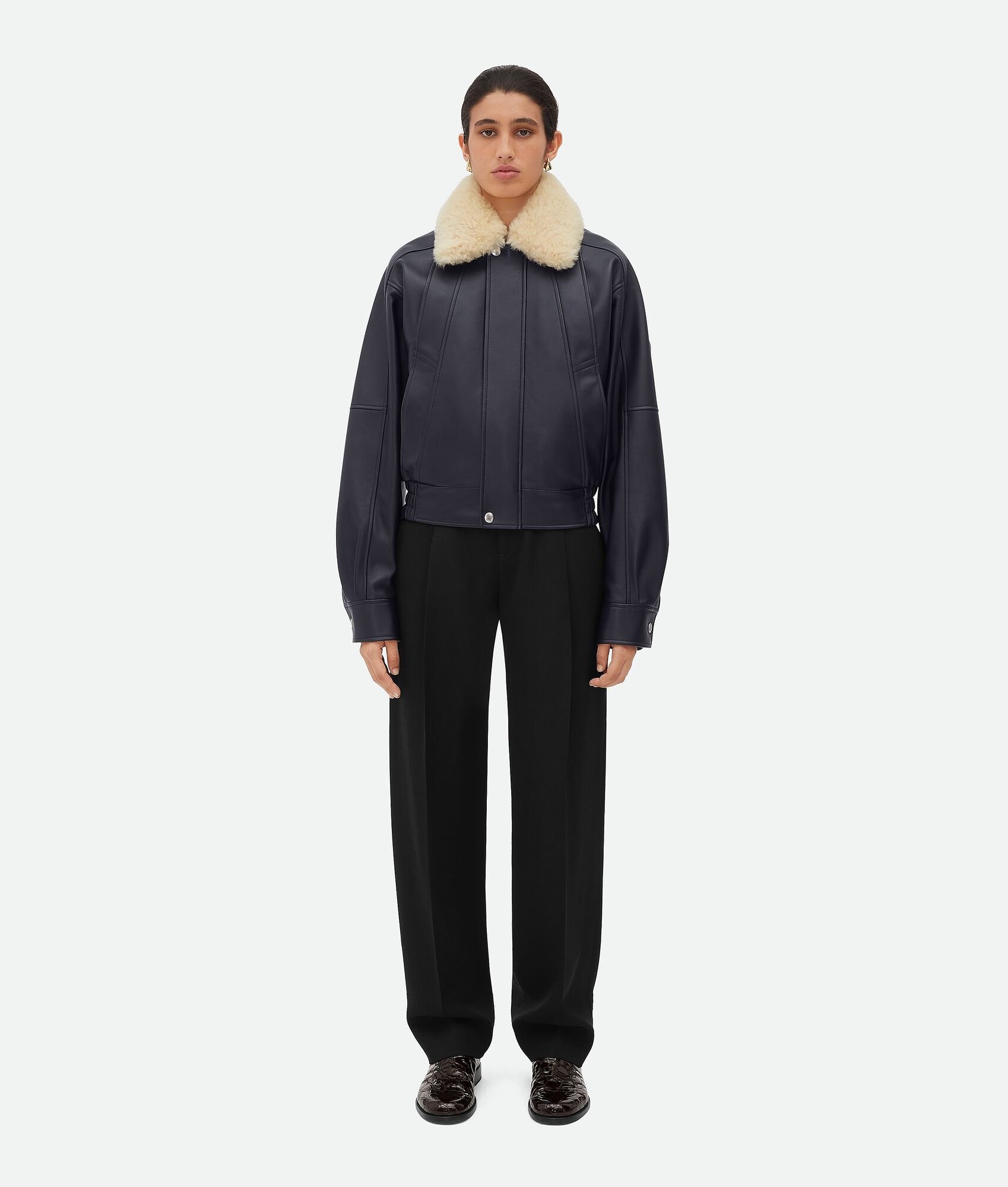Leather Blouson - 4