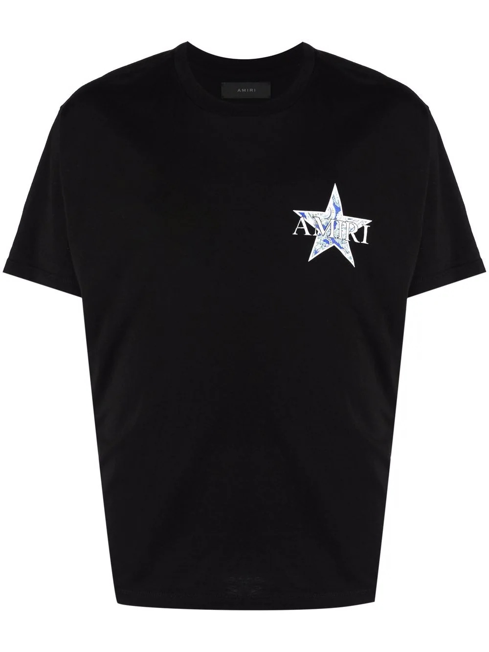 logo star print T-shirt - 1