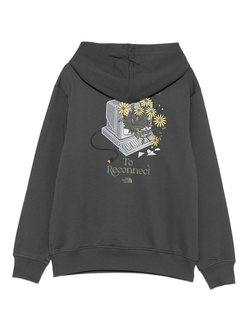 The North Face graphic-print hoodie outlook