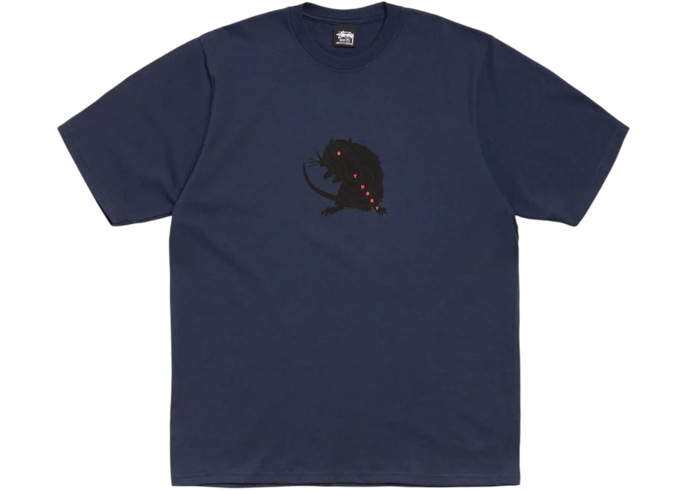 Stussy Long Range Tee Navy - 1