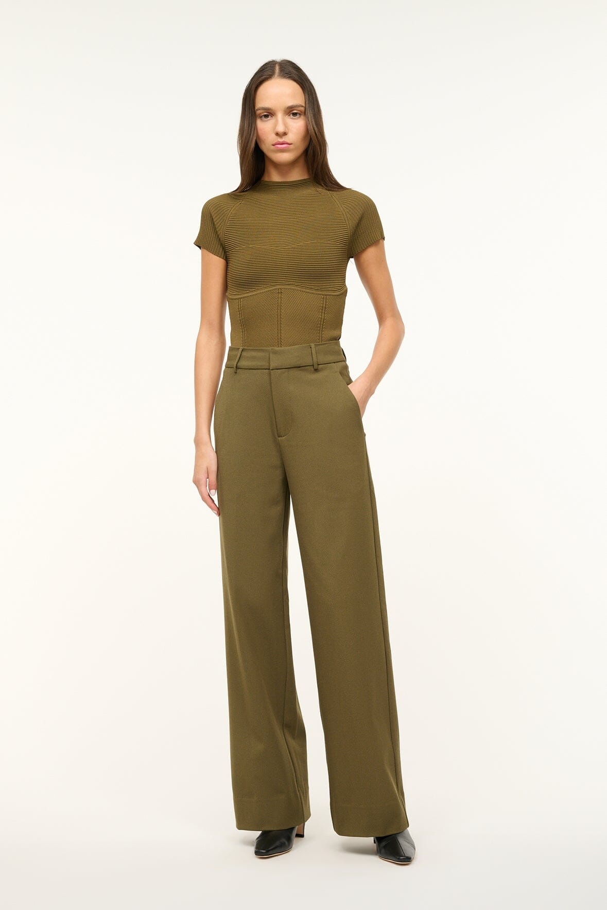 STAUD PRINCE PANT SERGEANT GREEN - 2
