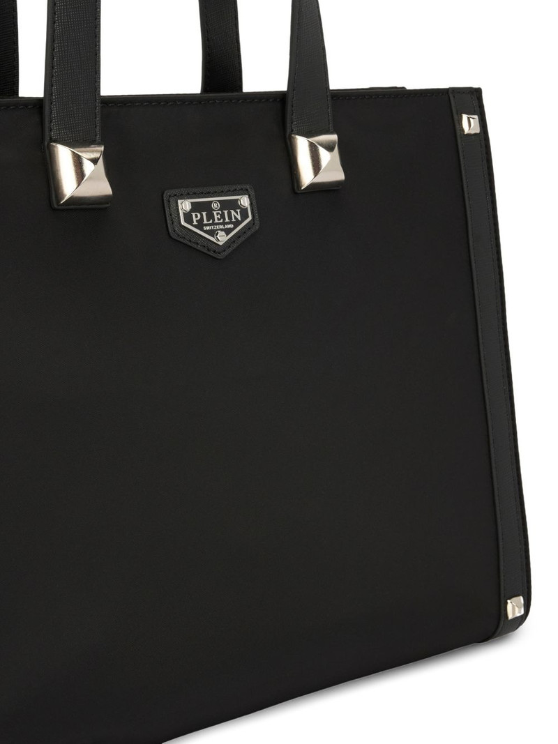logo-print tote bag 4