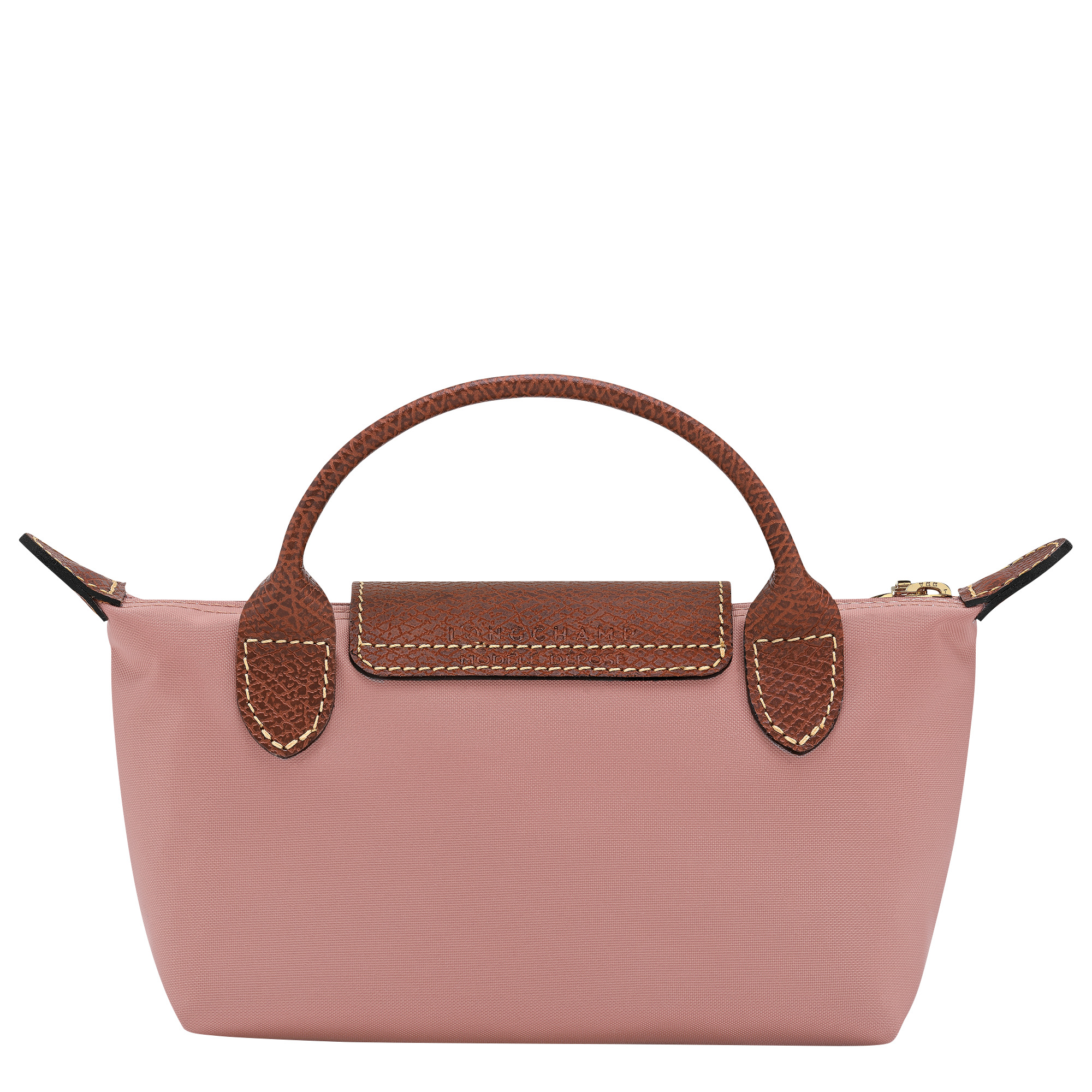 Le Pliage Original Pouch with handle Pink Tea - Recycled canvas - 4