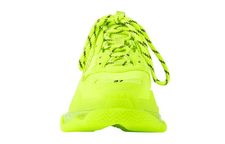 (WMNS) Balenciaga Triple S 'Fluo Yellow' 544351W2FF17320 - 3
