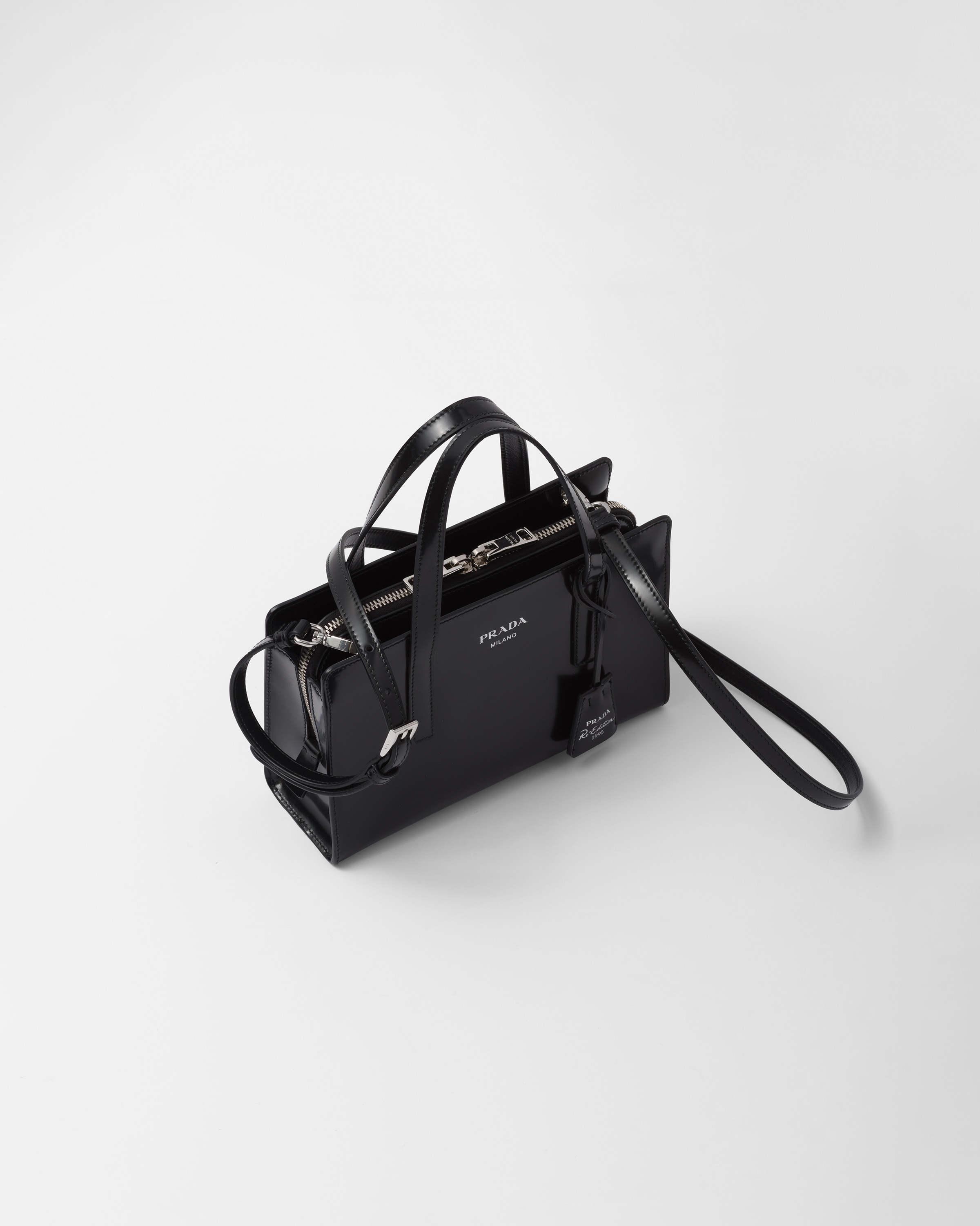 Prada Re-Edition 1995 brushed-leather mini handbag - 3
