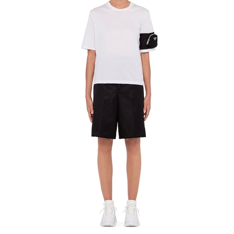 PRADA Pocket Knit Short Sleeve Unisex White 135683-1XBH-F0964-S-202 - 3