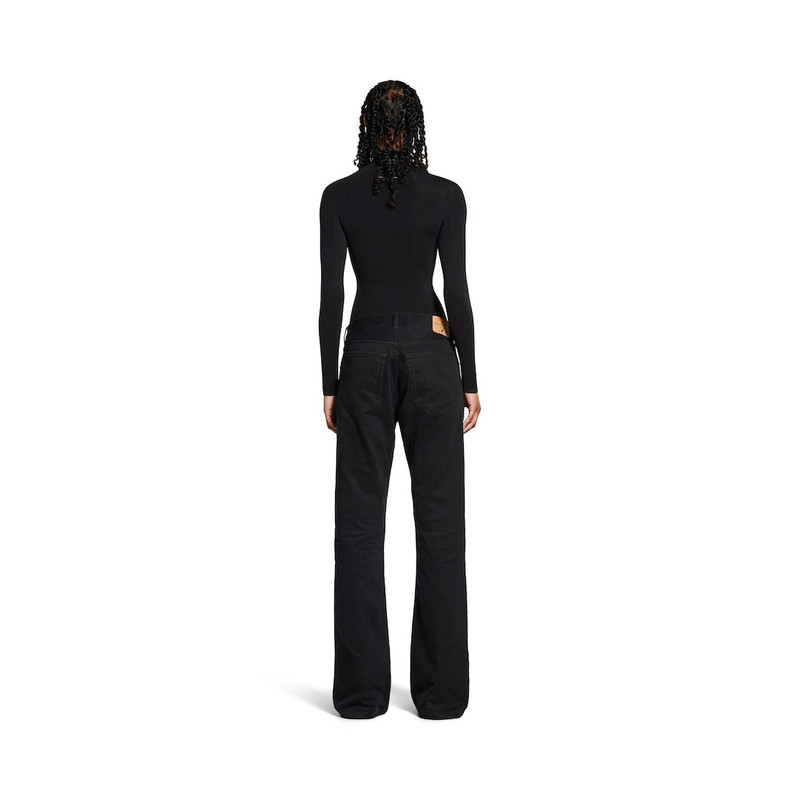 Women's Straight Fit Pants in Black 4