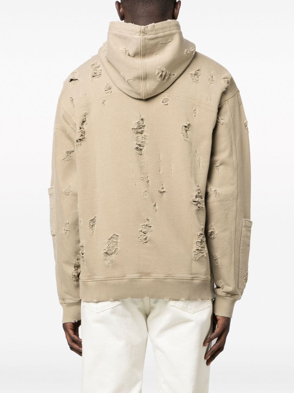 Ensemble distressed-effect hoodie - 4