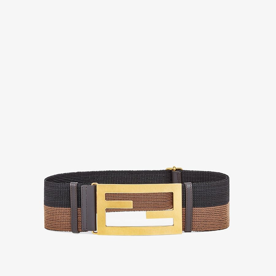 Brown ribbon belt - 1