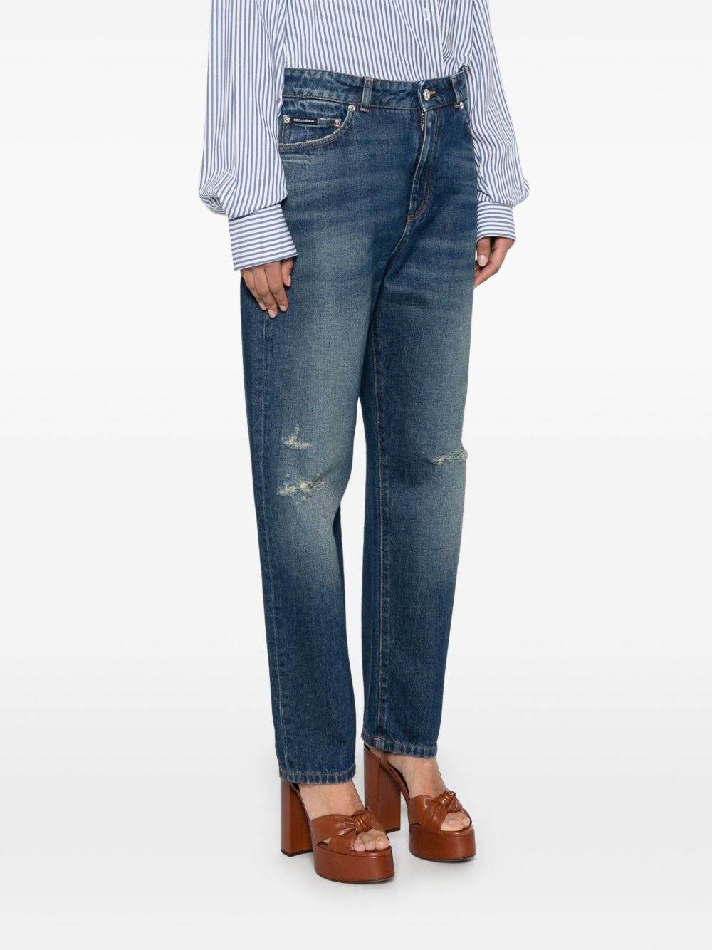 distressed jeans - 3