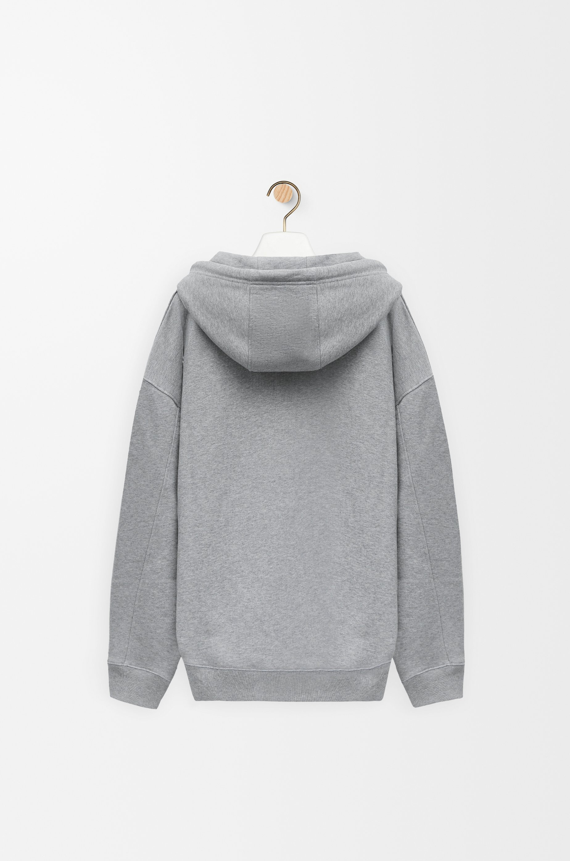 Relaxed fit hoodie in cotton - 2