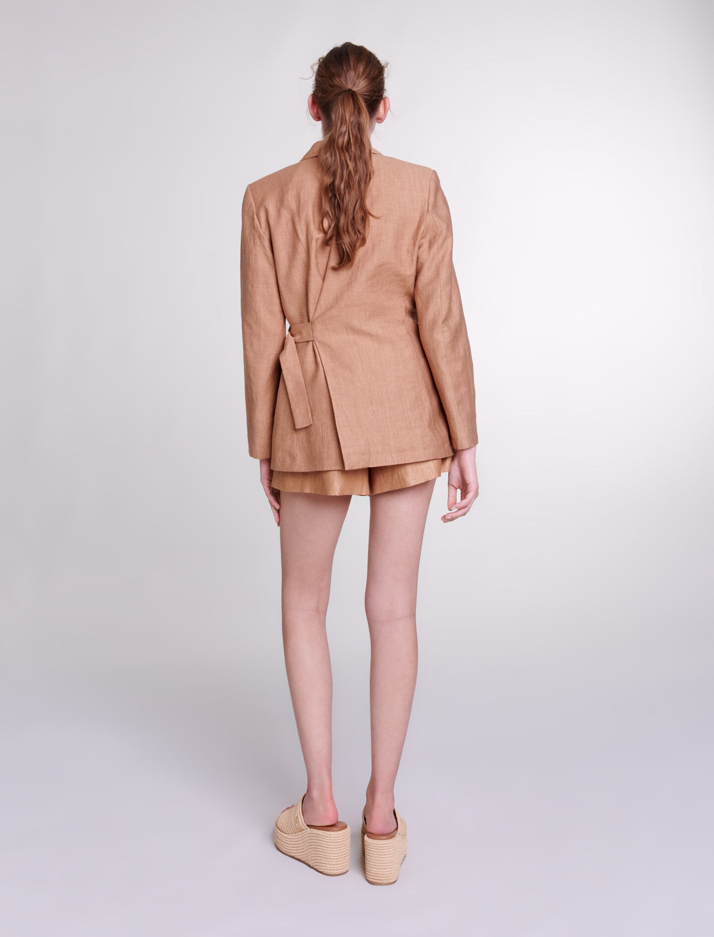 Linen suit jacket - 4