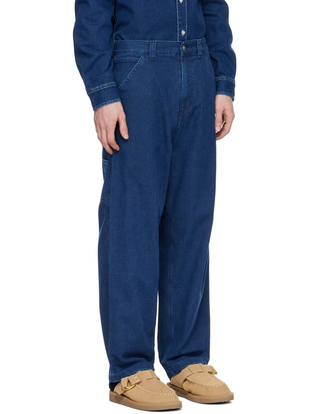 Indigo OG Single Knee Denim Trousers - 2