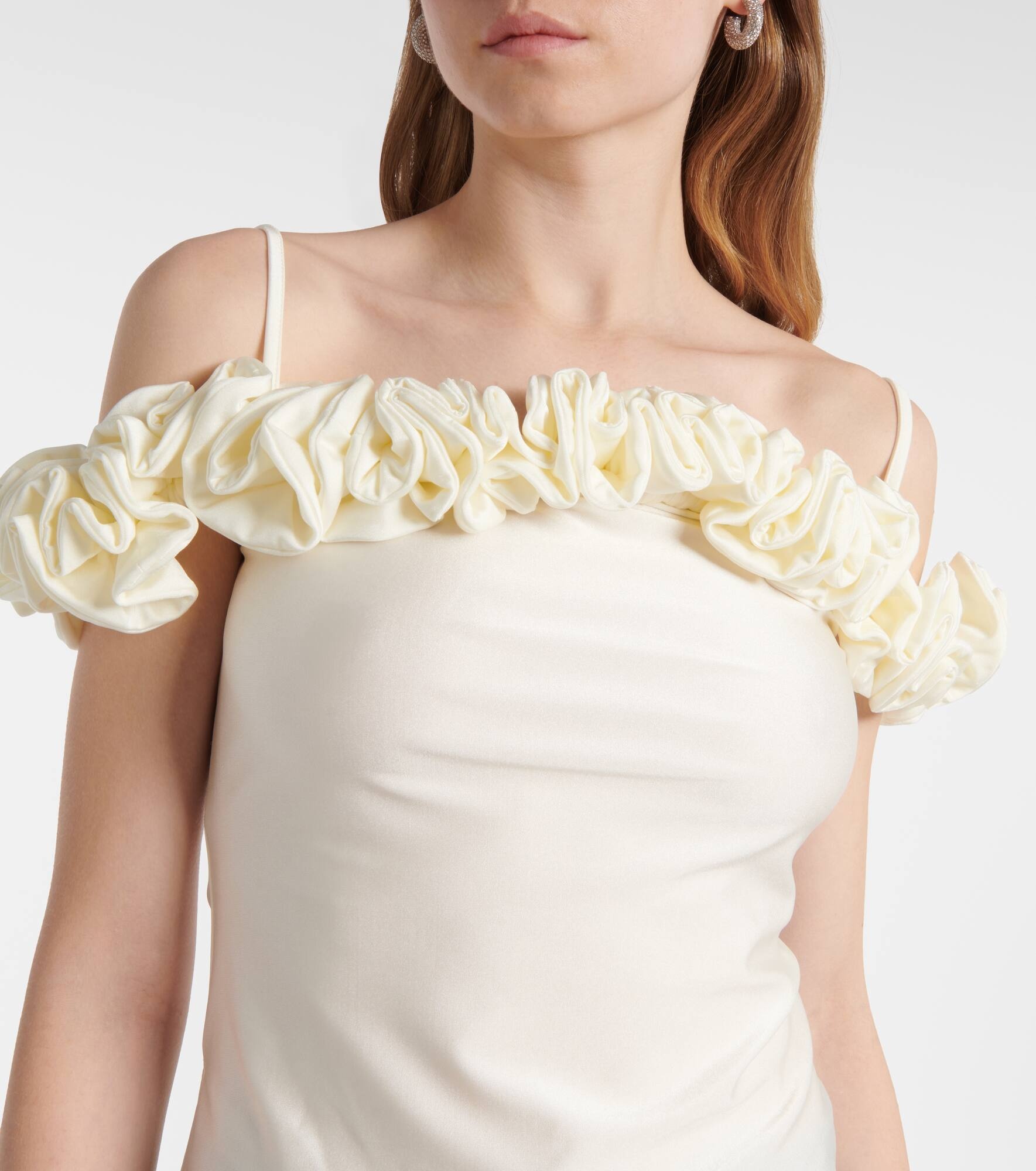 Ruffled off-shoulder top - 4