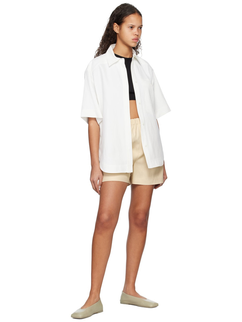 Loulou de Saison Beige Seto Shorts outlook