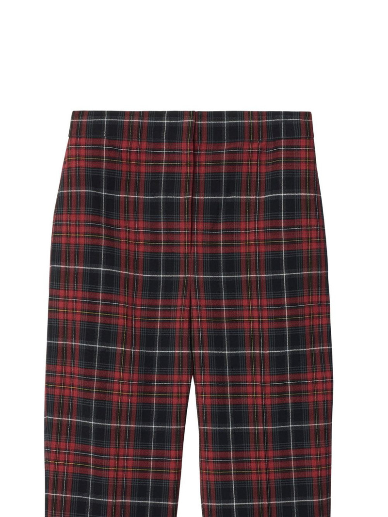 Burberry checked pants outlook