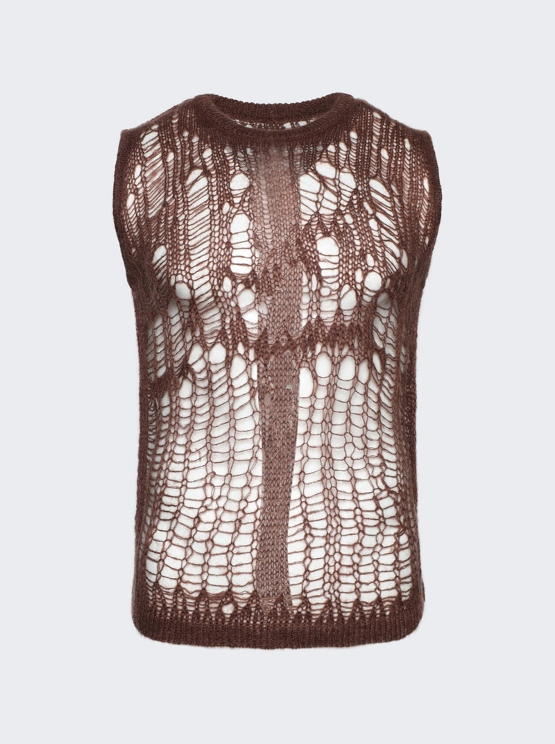 Spider open-knit tank top 1
