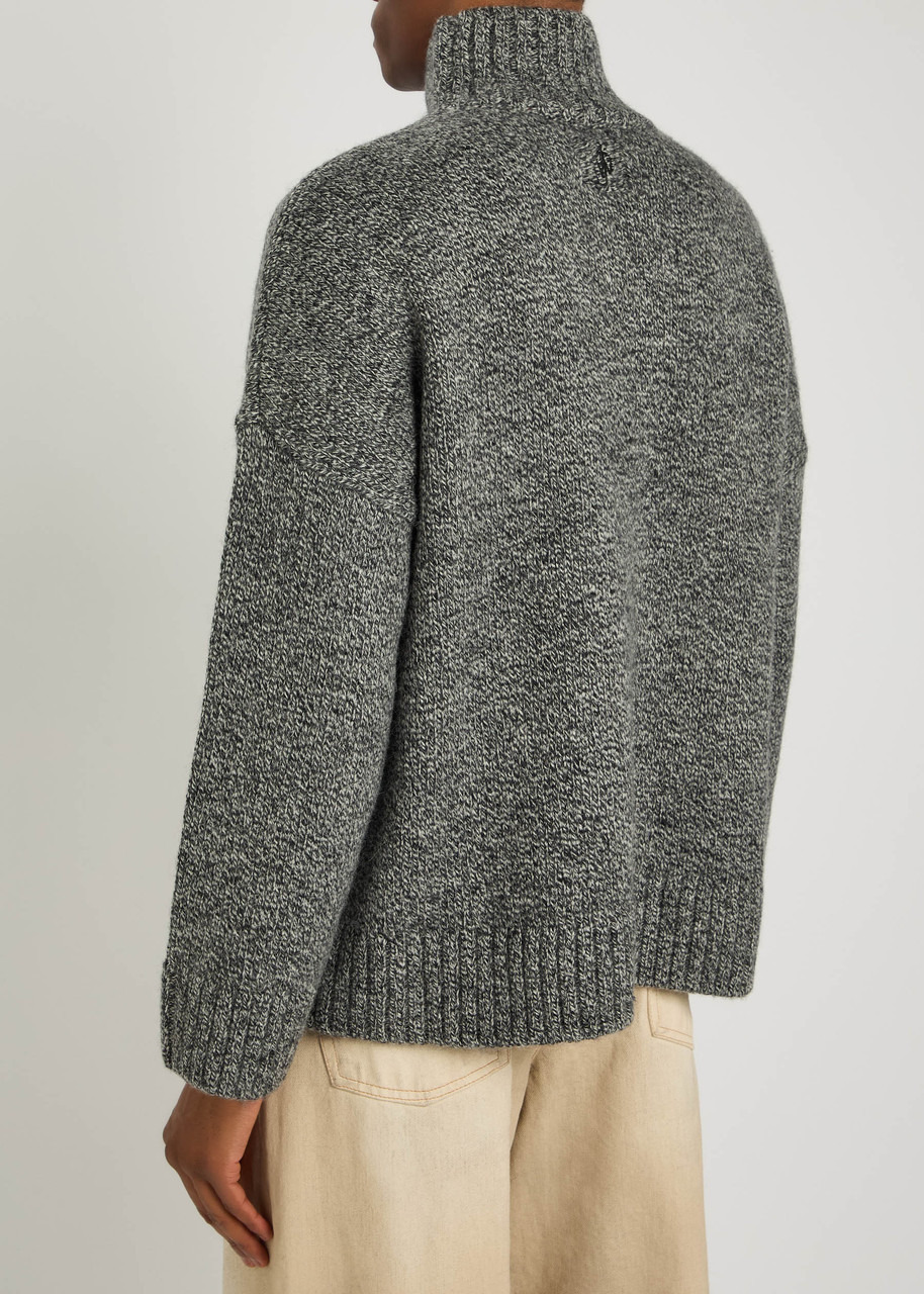 JW Anderson Logo Wool-blend Jumper - 3