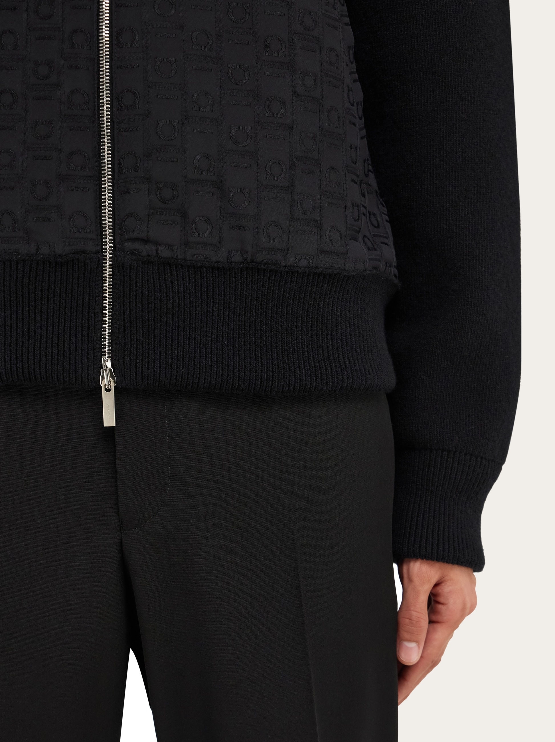 Knitted bomber jacket - 5