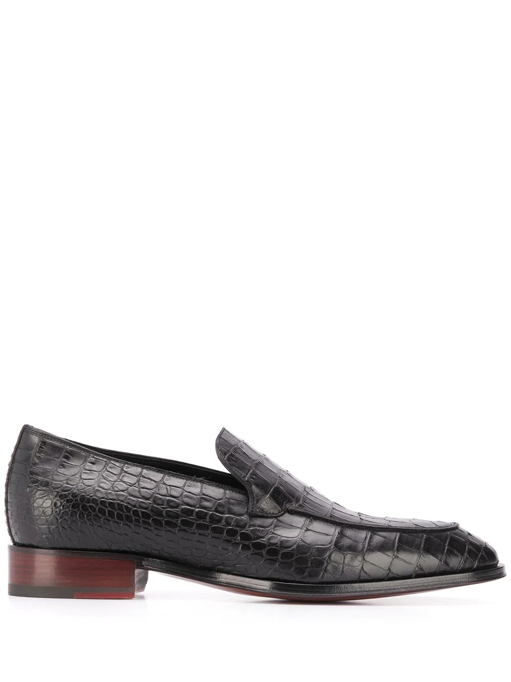 crocodile-effect loafers - 1