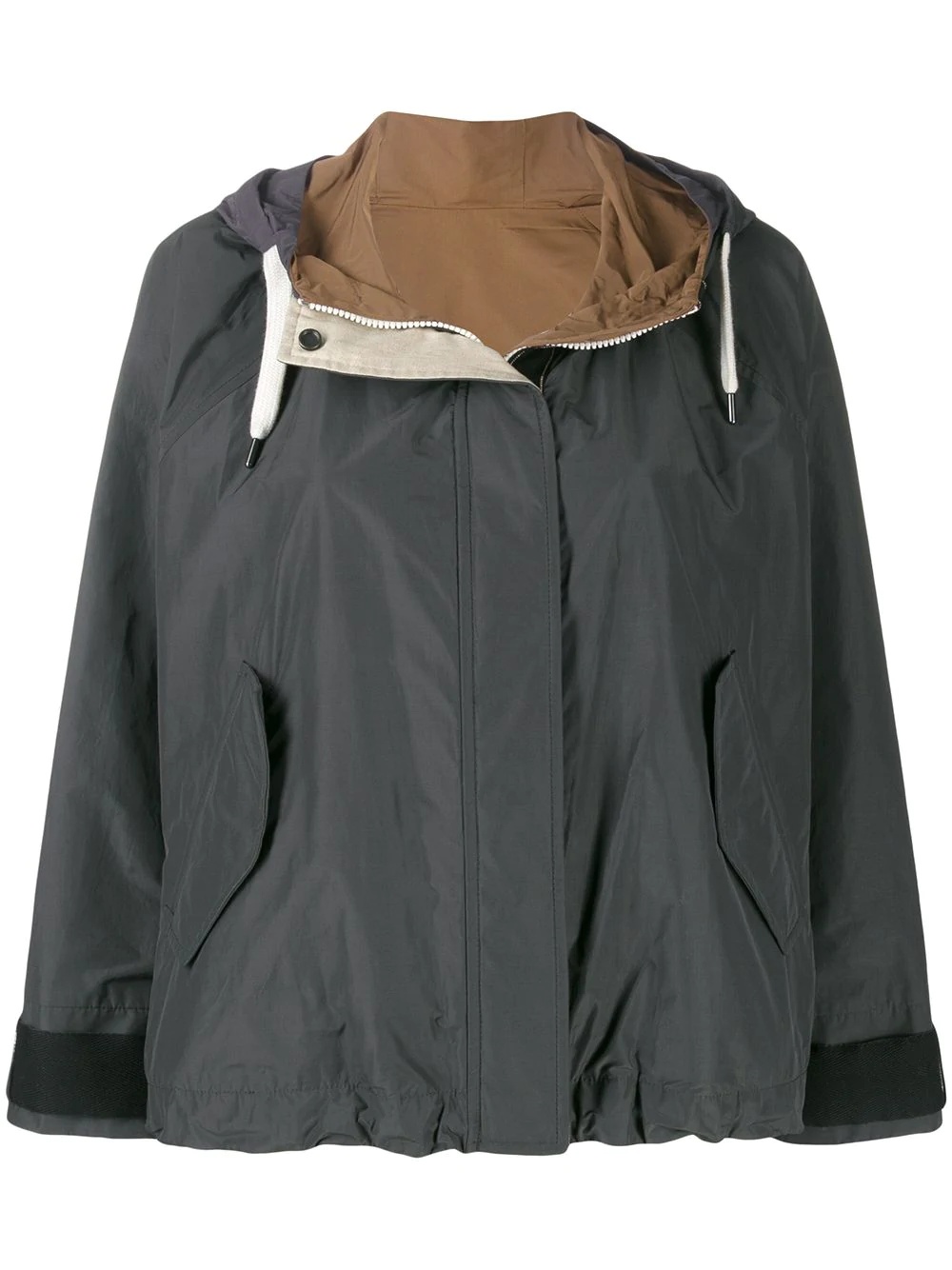 hooded lightweight jacket - 1