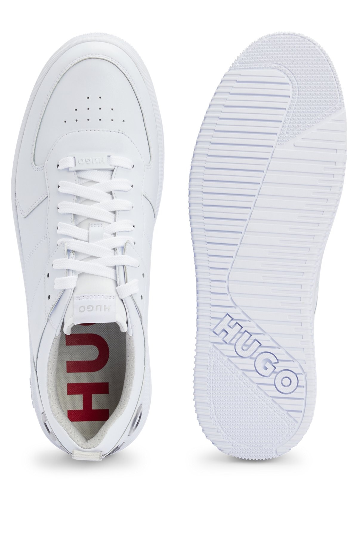 BASKETBALL-INSPIRED LACE-UP TRAINERS WITH BUBBLE BRANDING - 4