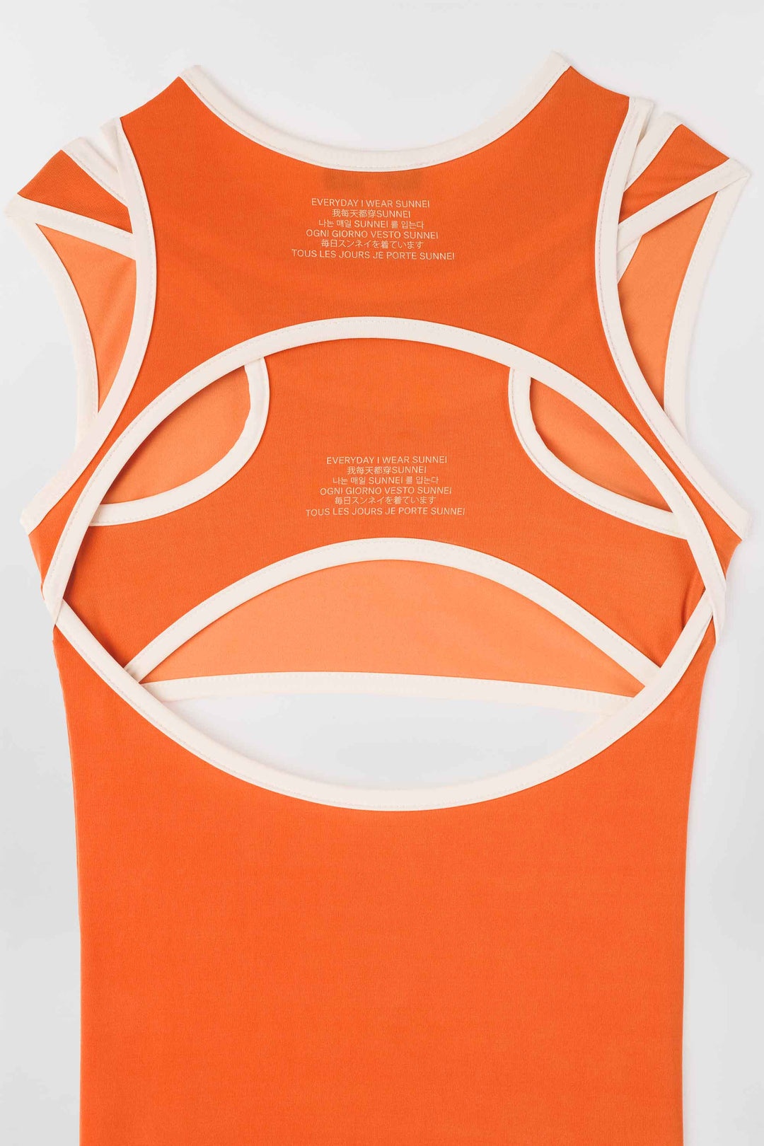 SUPER STRETCH COMBINED TOP / bright orange - 2