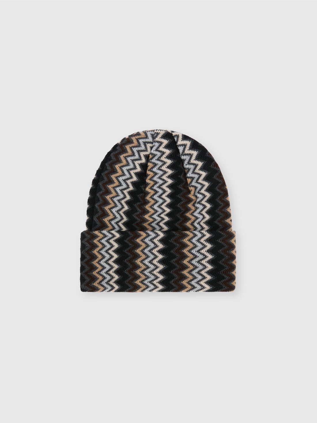 Zig zag wool beanie - 1