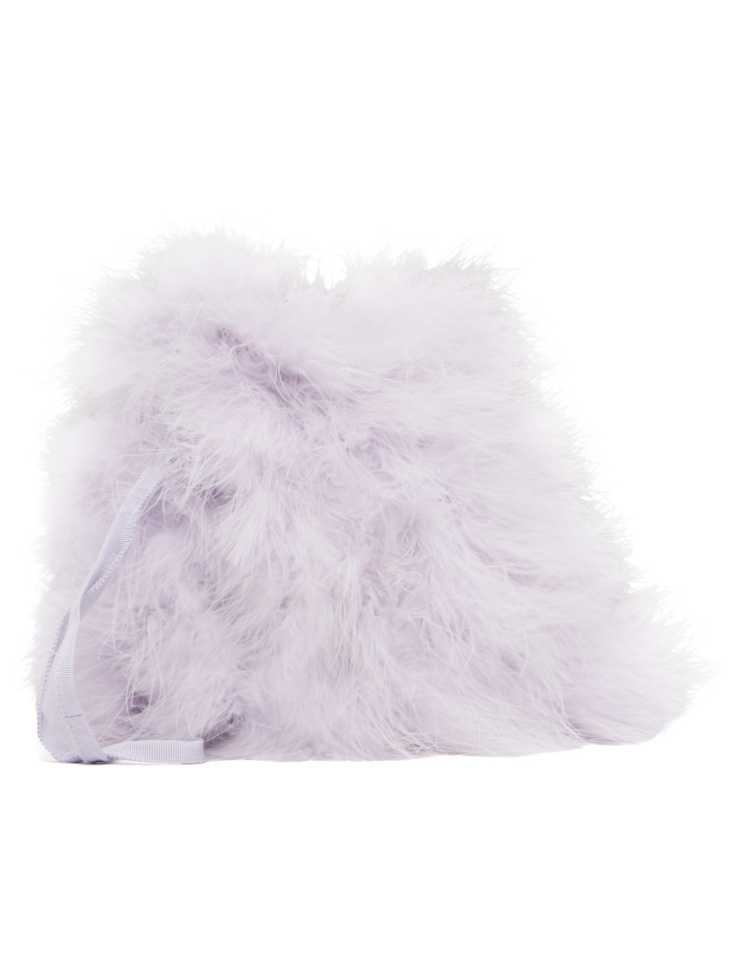 Purple Mini Feather Pouch - 3
