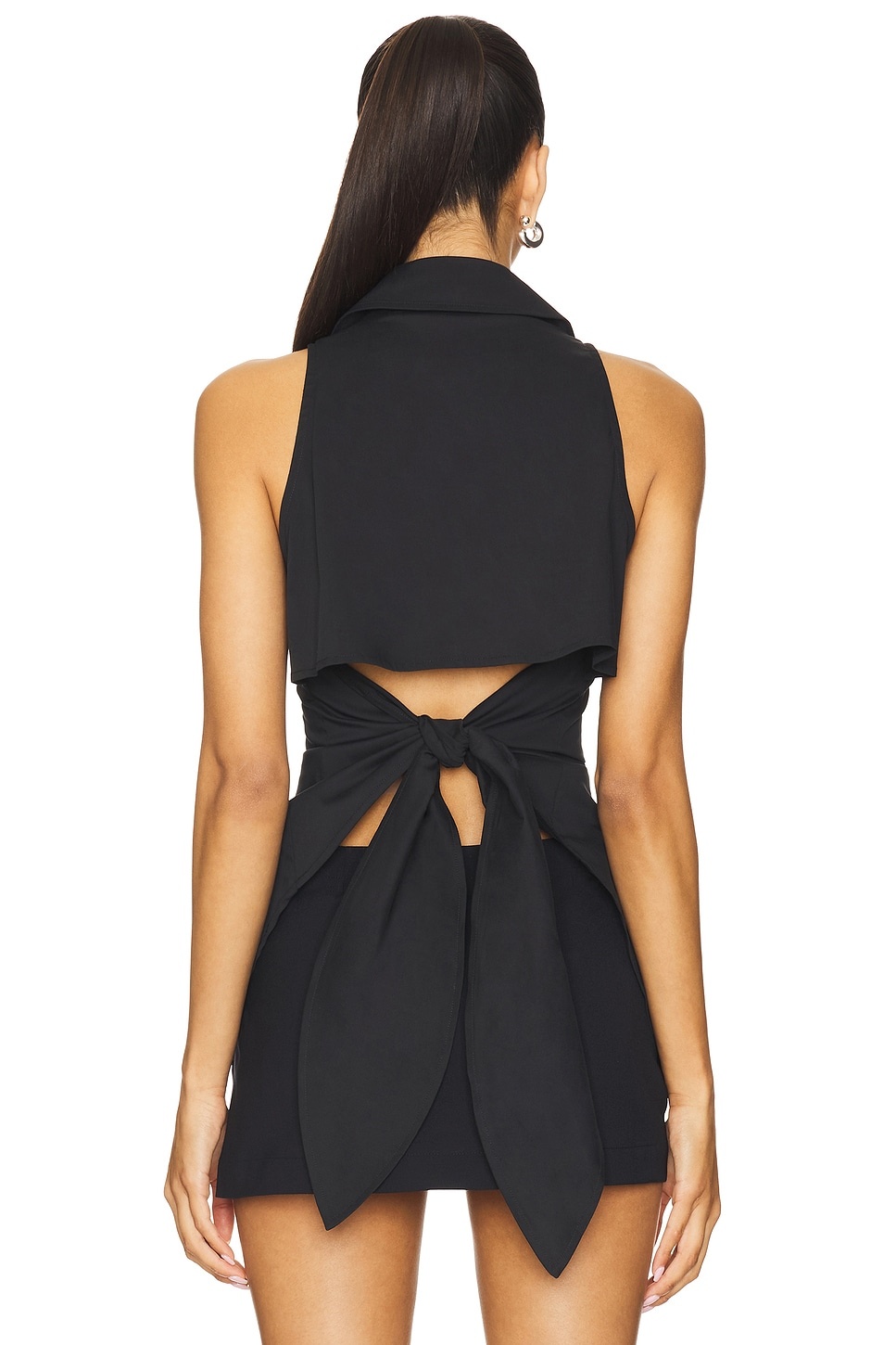 Loch Sleeveless Poplin Button Up - 3