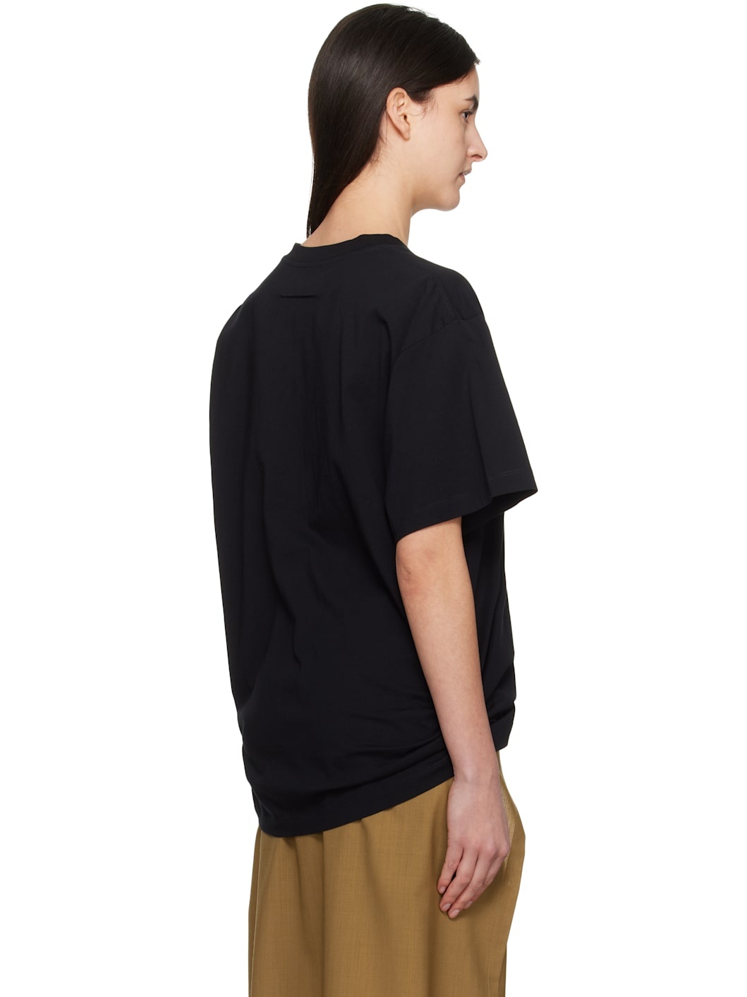 Black Print T-shirt - 3