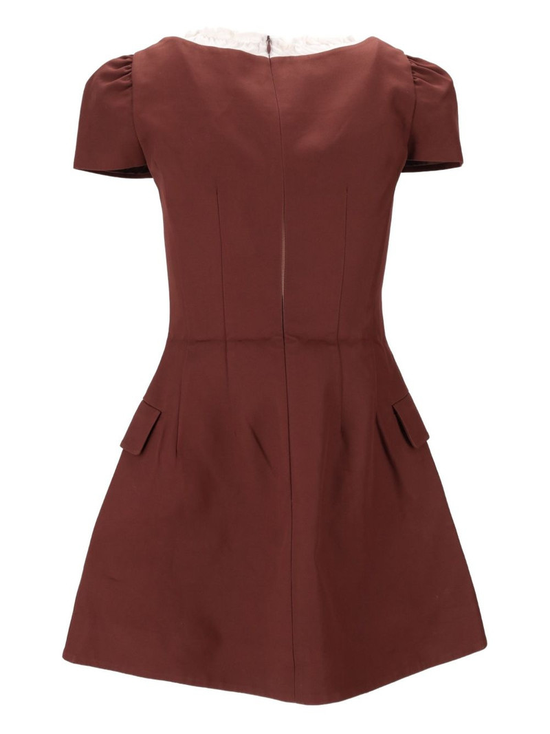 SHUSHU/TONG scalloped short sleeve dress outlook